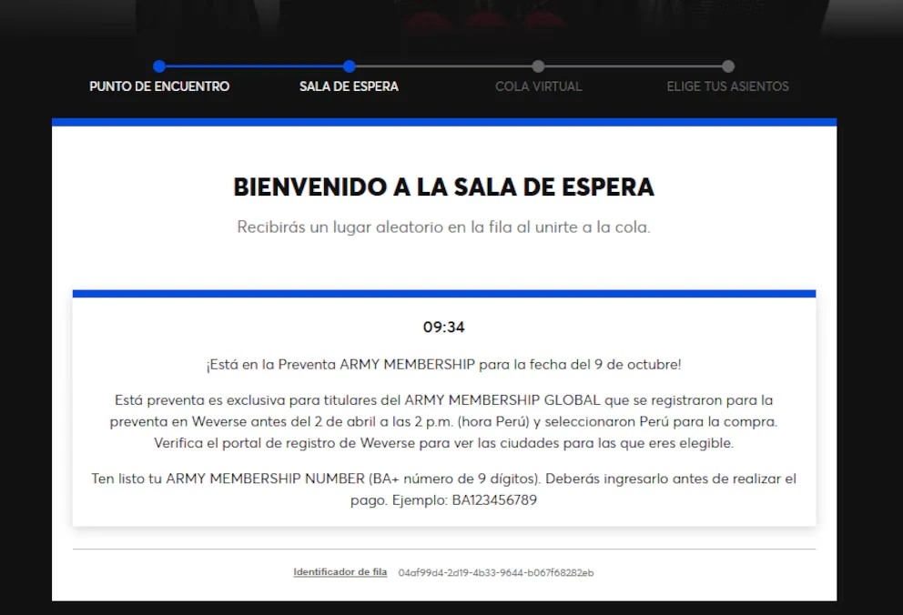Ticketmaster colapsa antes de preventa BTS Perú