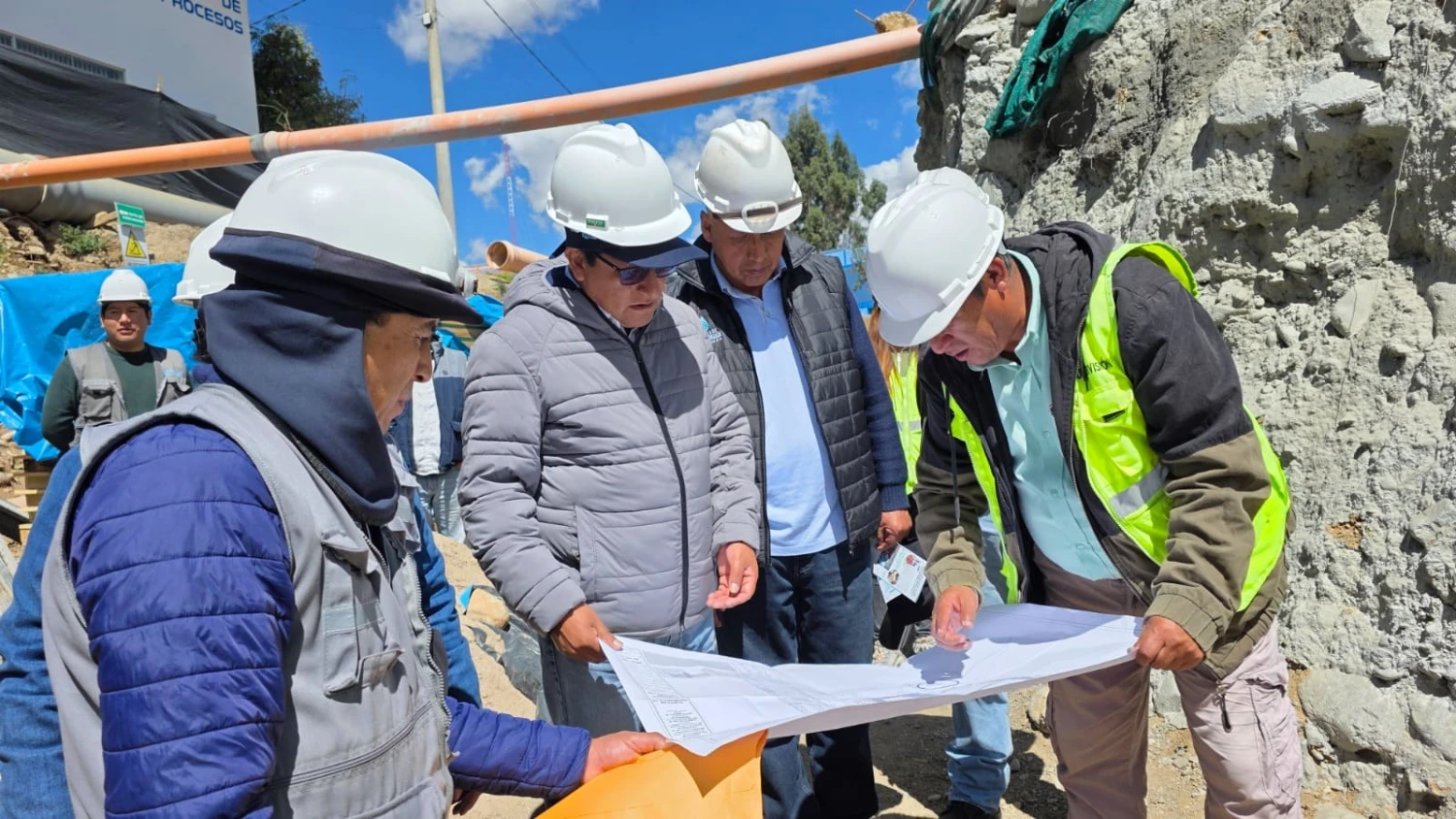 SEDAM Huancayo avanza obras para asegurar más agua