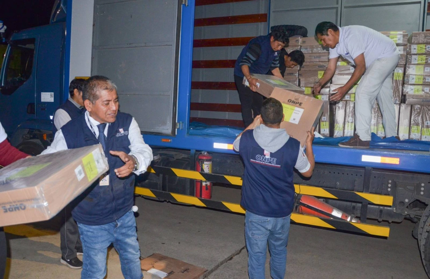 Material electoral llega seguro a ODPE Jauja