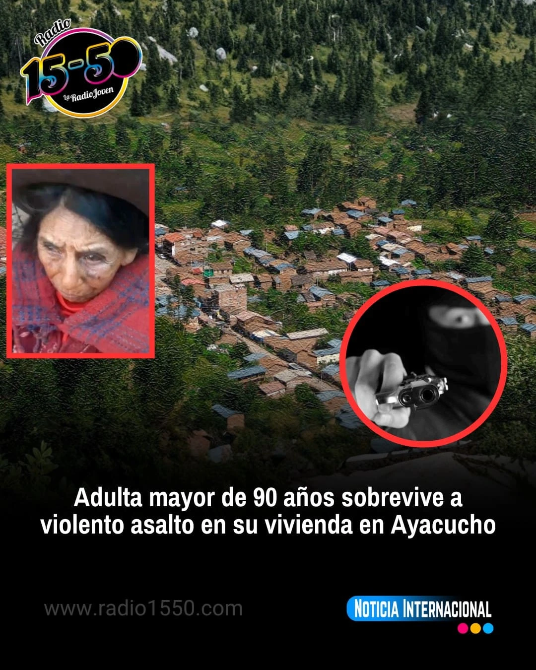 Asaltan y golpean a adulta mayor de 90 años