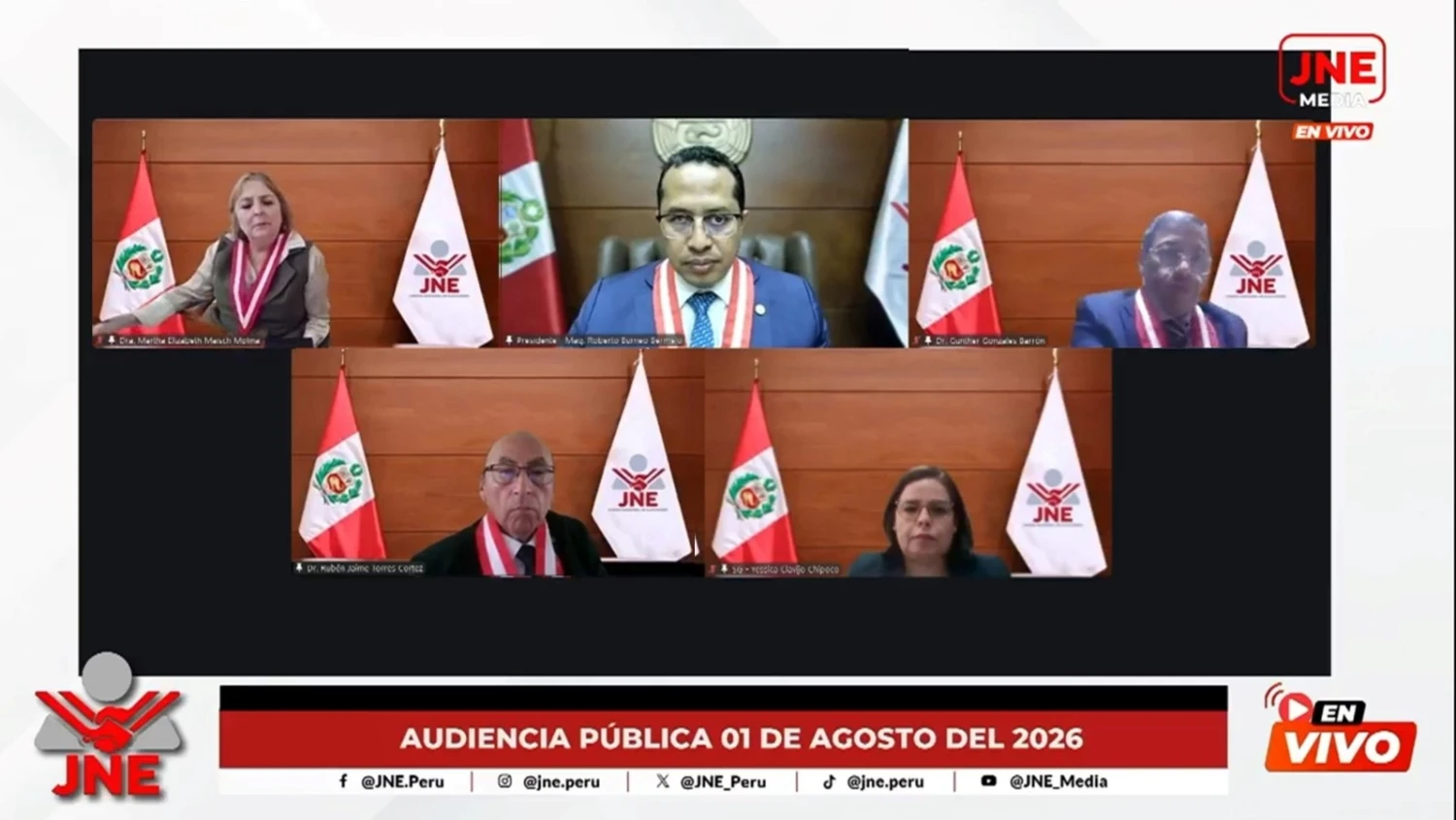 JNE evaluó 80 expedientes rumbo a las elecciones