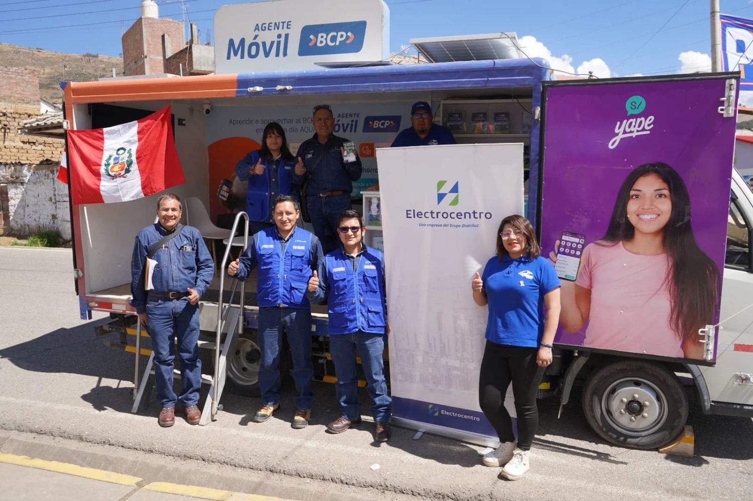 Electrocentro acerca pagos y servicios eléctricos a Pucará
