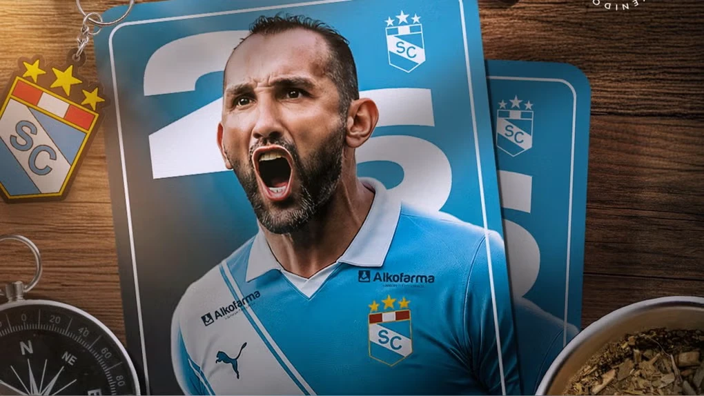 Hernán Barcos es anunciado como nuevo fichaje de Sporting Cristal para el Torneo Clausura 2026