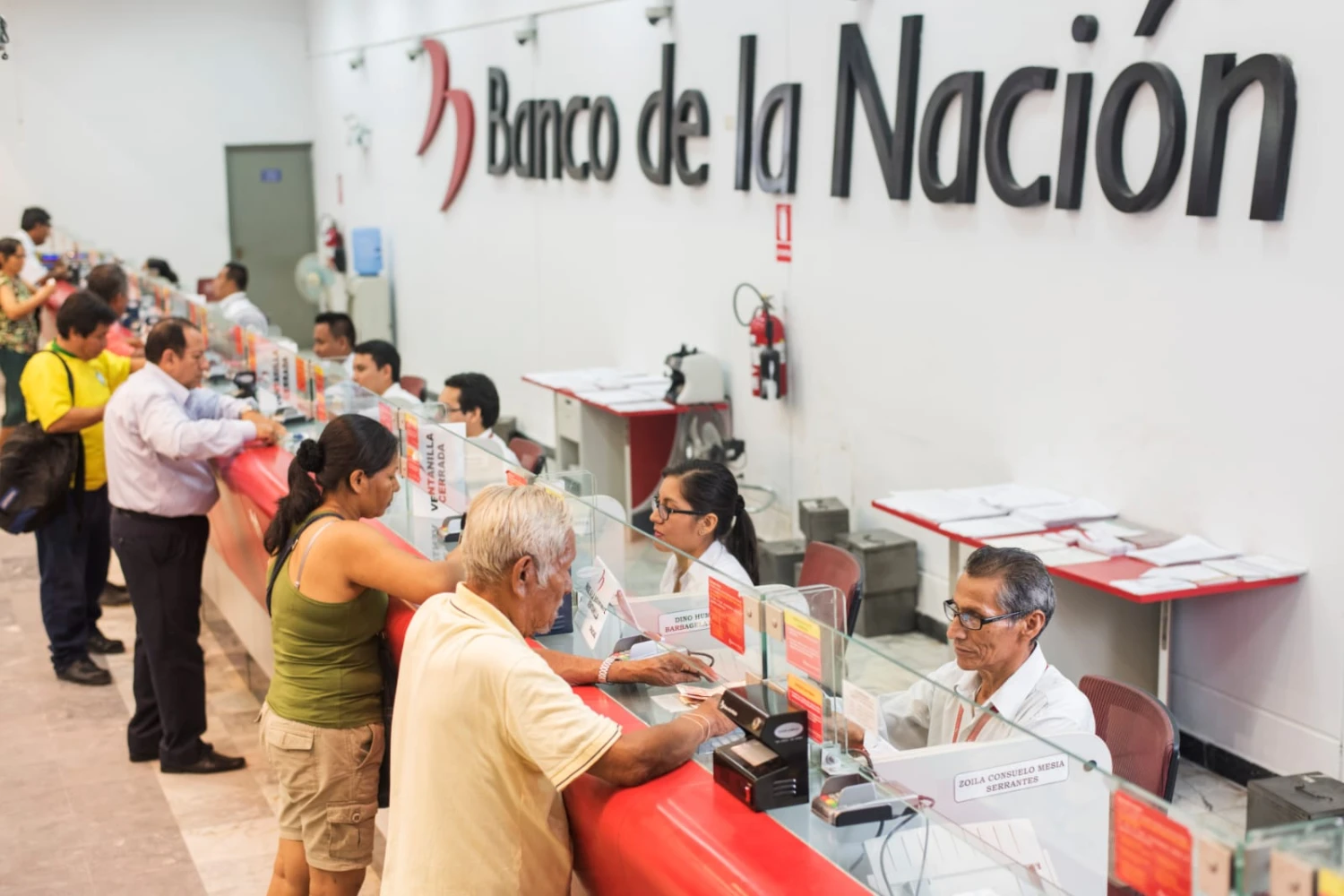 Banco de la Nación paga pensiones y gratificación ONP