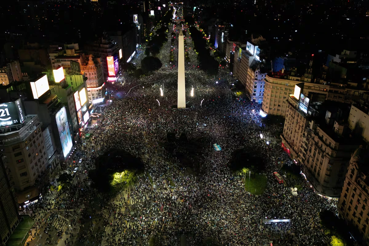 Argentina estalla de fiesta tras llegar a la final del Mundial