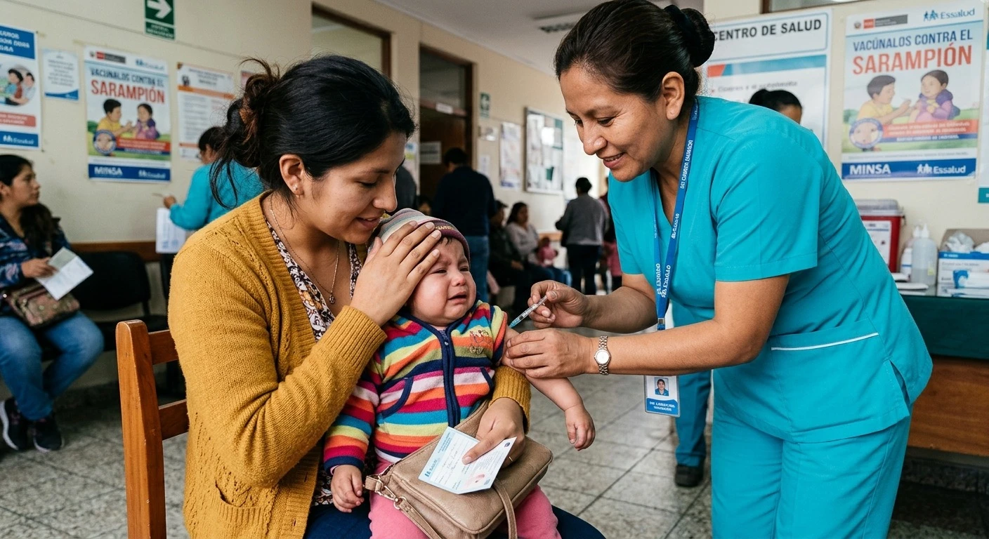 Junín alerta riesgo de sarampión y refuerza vacunación