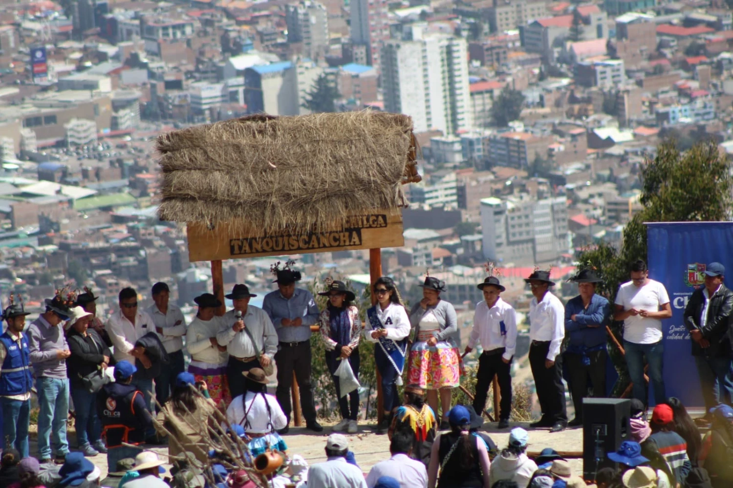 Tanquiscancha revive el Kutichi Chilquense por el Día del Campesino