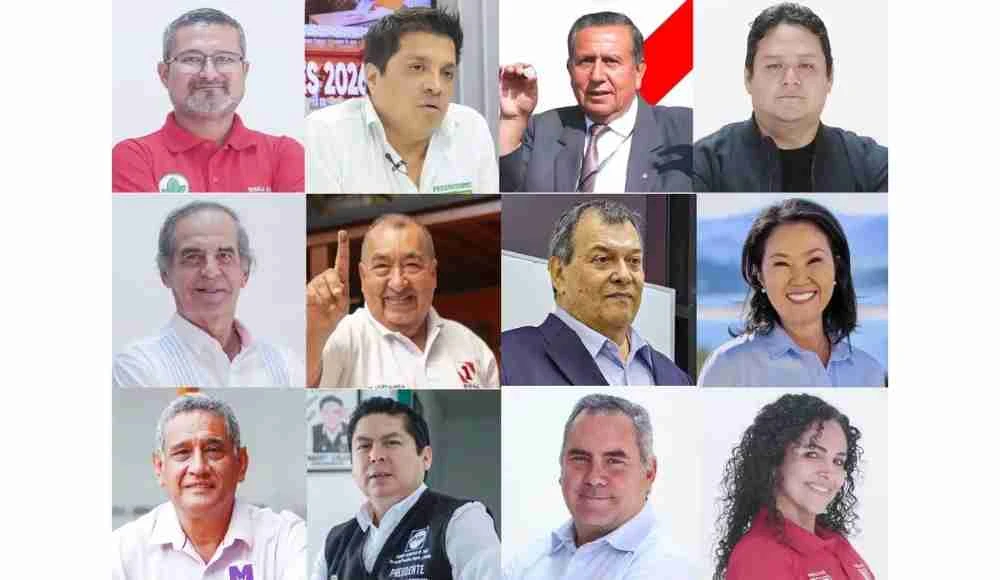 Candidatos que debatirán el 25 de marzo