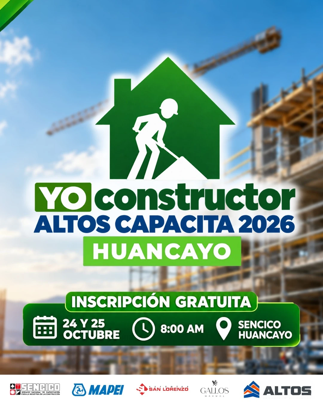 Huancayo reunirá al sector construcción en gran jornada
